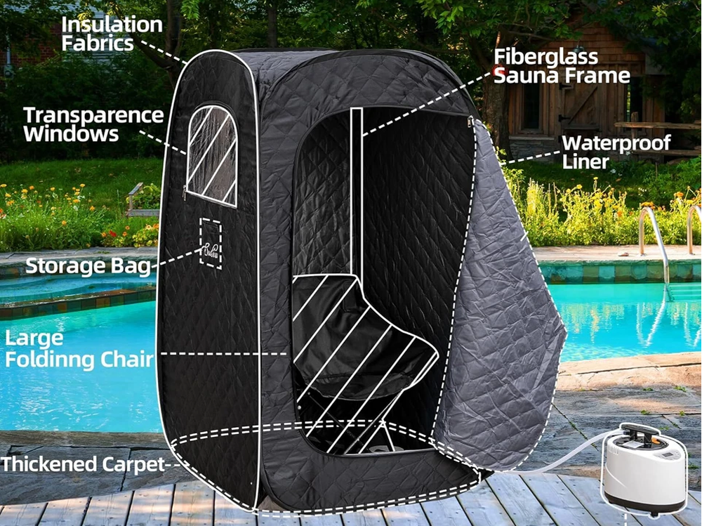 Portable Steam Sauna Personal Home Spa