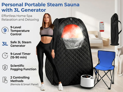 Steam Sauna Personal Home Spa