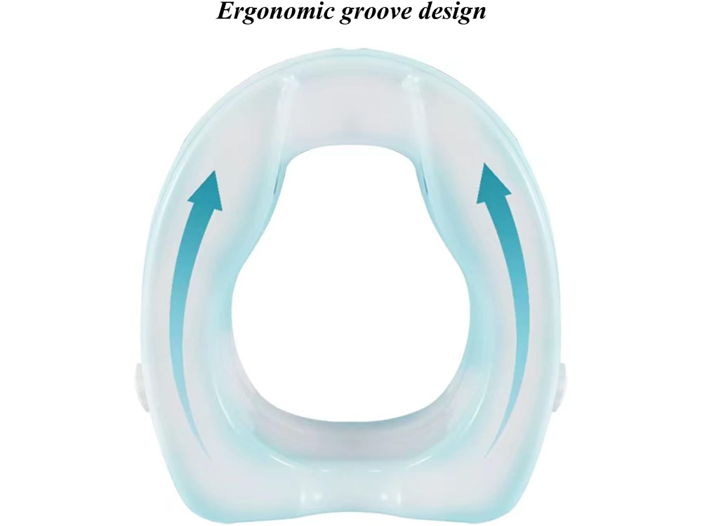 Raised toilet seat with lid lightweight and portable for easy handling