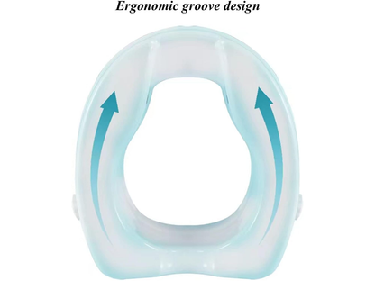 Raised toilet seat with lid lightweight and portable for easy handling