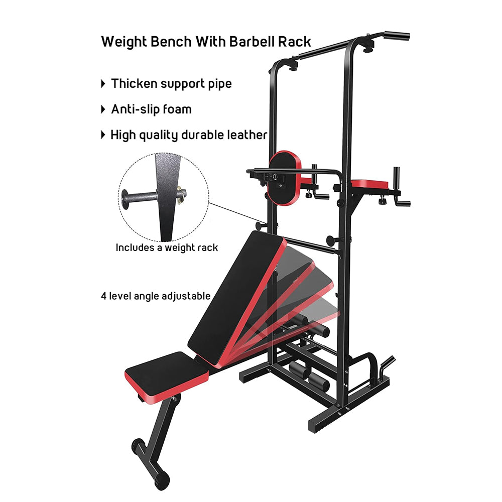 Power Tower Dip Station – Heavy Duty Multi-Function Strength Training Tower