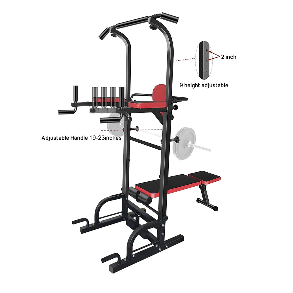Power Tower Dip Station – Heavy Duty Multi-Function Strength Training Tower