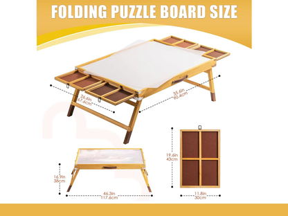 Jigsaw Puzzle Table with Drawers 1500 Pieces