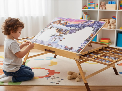 Jigsaw Puzzle Table with Drawers 1500 Pieces