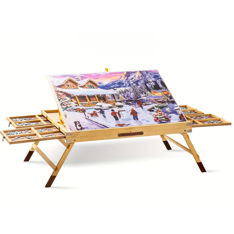 Jigsaw Puzzle Table with Drawers 1500 Pieces