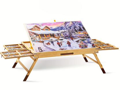 Jigsaw Puzzle Table with Drawers 1500 Pieces