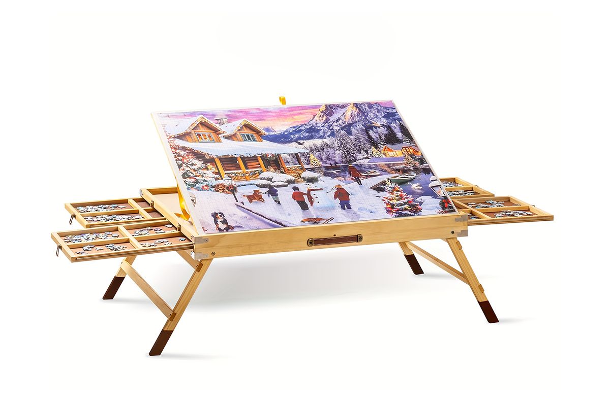 Jigsaw Puzzle Table with Drawers 1500 Pieces