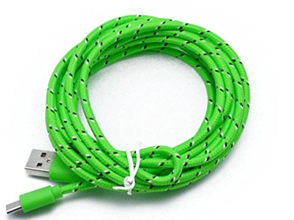 Replacement iPhone Charger Cable 3 Meter Green