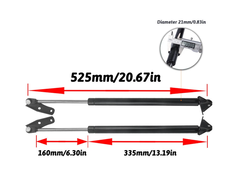 Bonnet Gas Struts Fit For Holden Commodore