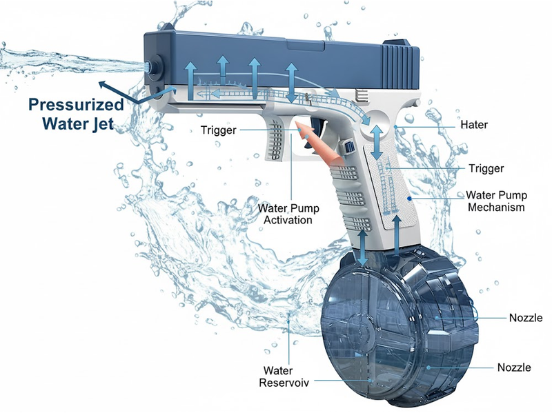Fully Automatic Water Gun Toy