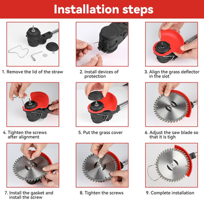 Lawn Mower Cordless Weed Cutter Garden Trimmer