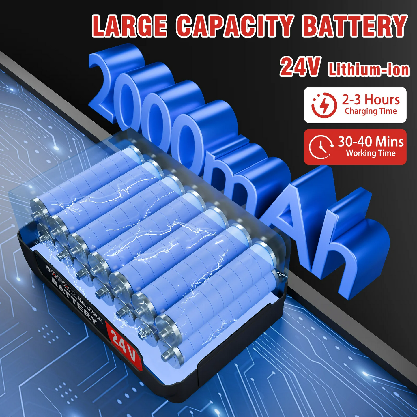 Lawn Mower Cordless Weed Cutter Garden Trimmer