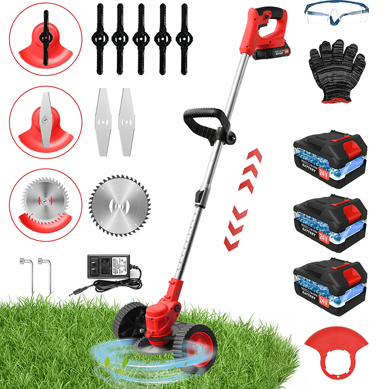 Lawn Mower Cordless Weed Cutter Garden Trimmer