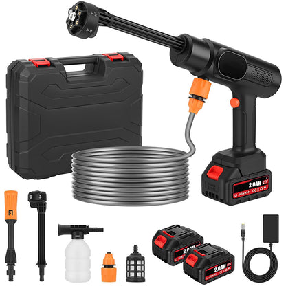 Pressure washer cordless 600 PSI showing front view