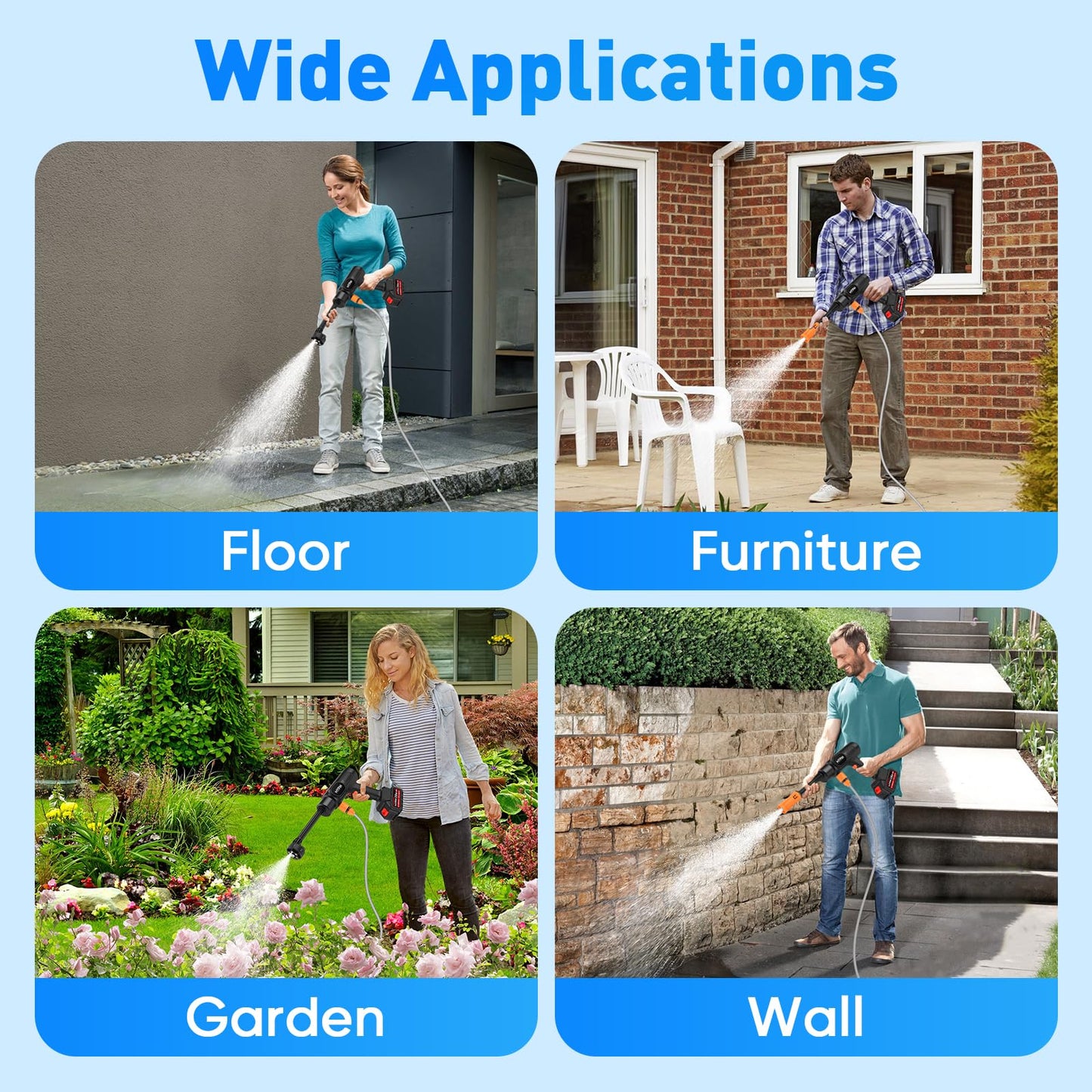 Pressure Washer Car Washer Kit