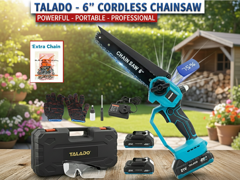 Mini Chainsaw Cordless Power ChainSaws 6"