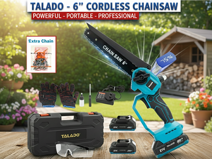 Mini Chainsaw Cordless Power ChainSaws 6"