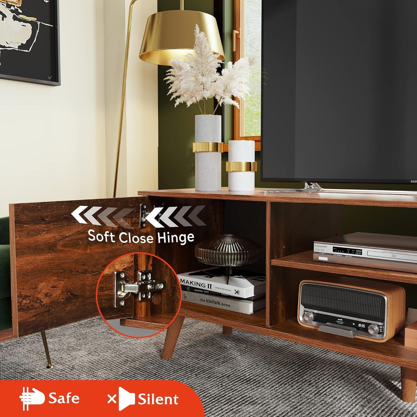 Entertainment unit in a modern NZ living room setting