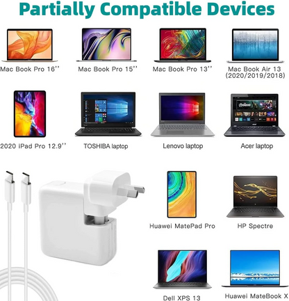 96W USB C Replacement MacBook Pro Charger