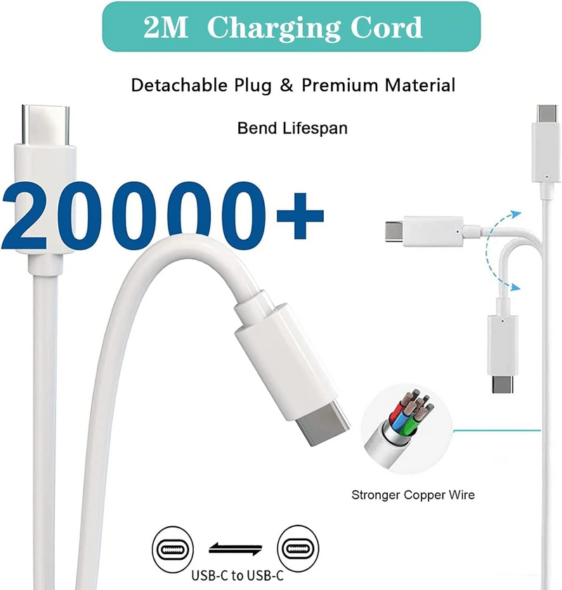 96W USB C Replacement MacBook Pro Charger