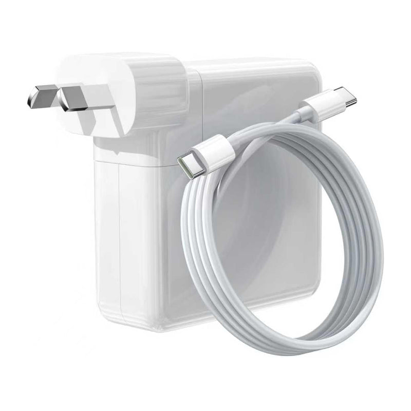 Replacement MacBook charger 118W USB-C front view with cable