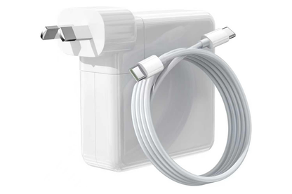 Close up of USB-C connector on Replacement MacBook charger 118W