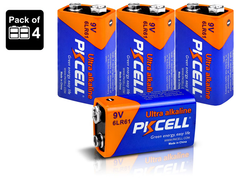9V Battery Pack of 4