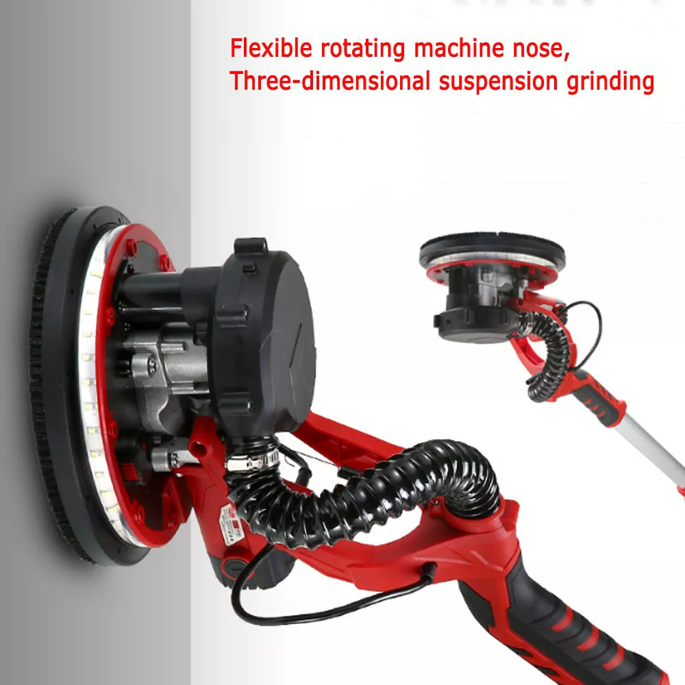 Folded electric drywall sander 800W for compact storage