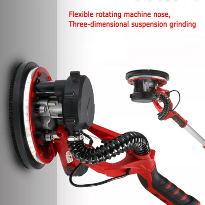 Folded electric drywall sander 800W for compact storage