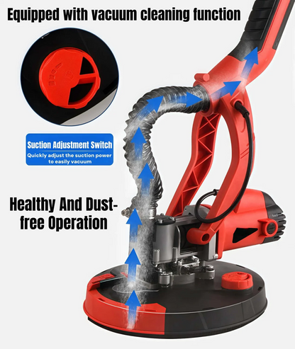 Electric drywall sander 800W with hook and loop sanding pad