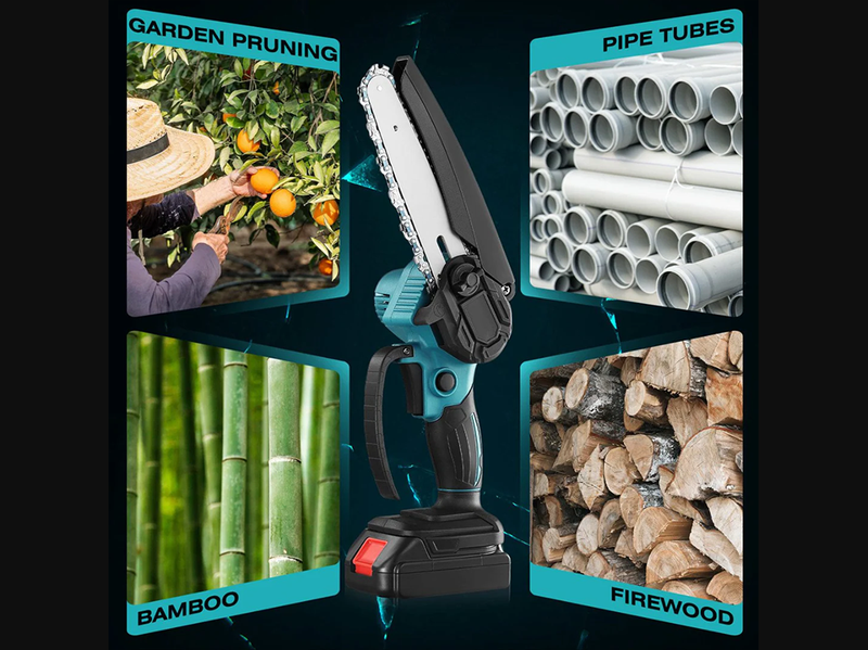 Mini Chainsaw Cordless Power ChainSaws 4"