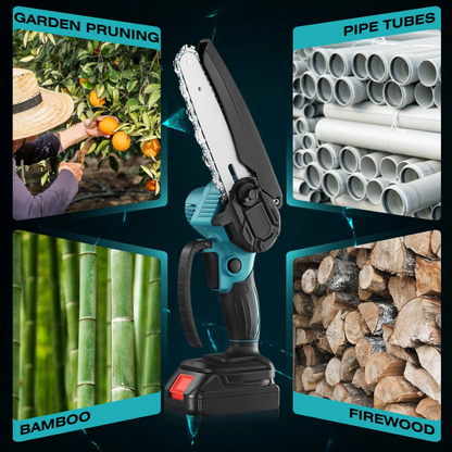 Mini Chainsaw Cordless Power ChainSaws 4"