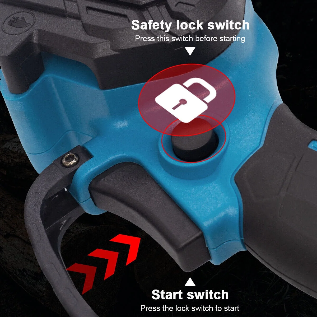 Mini Chainsaw Cordless Power ChainSaws 4"