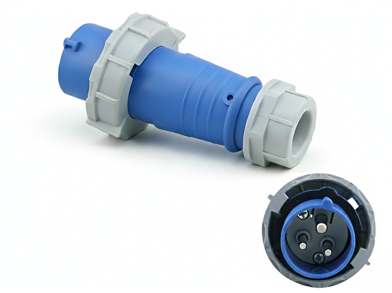 Caravan Lead connector plug (Male) 16A - IP67