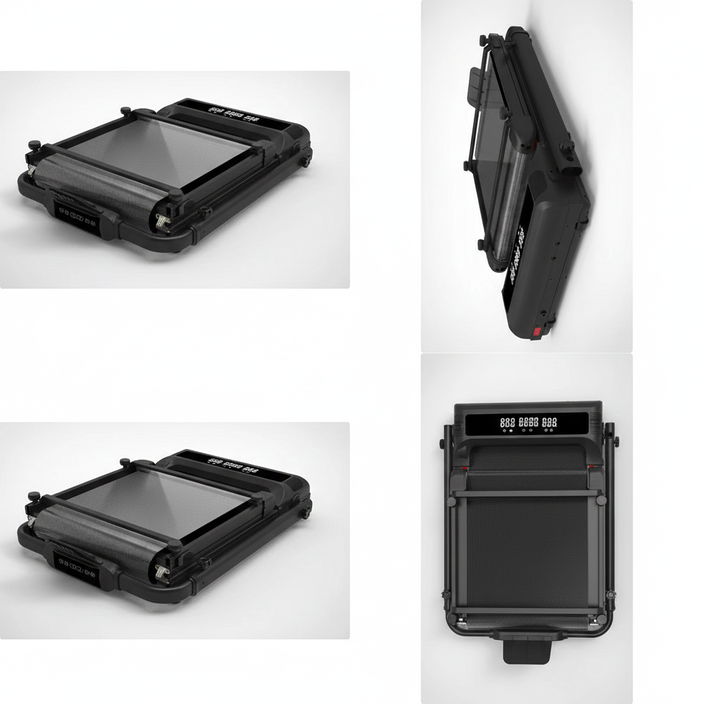 Walking pad treadmill LED display with speed and calories