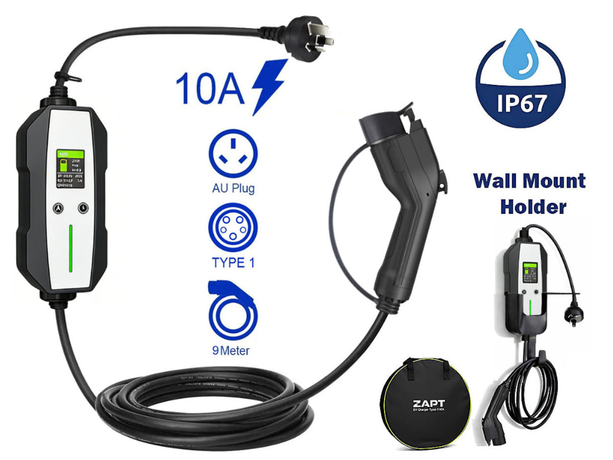Portable EV Charger Type 1 Charger 10A