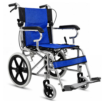 Self propelling folding wheelchair
