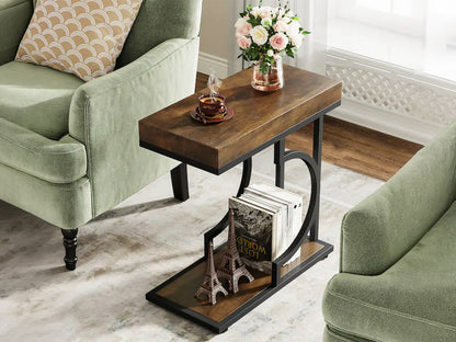 Lightweight side table end table easy to move around