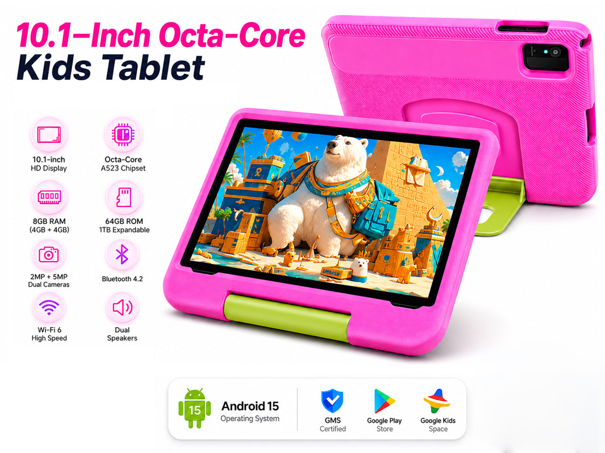 10.1" Android Tablet with Protective Case