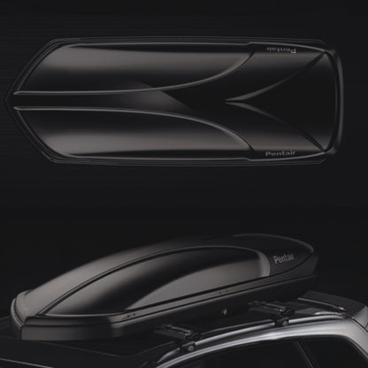 Glossy Black Cargo Roof Top Racks Box Tarvel Luggage Carrier Box