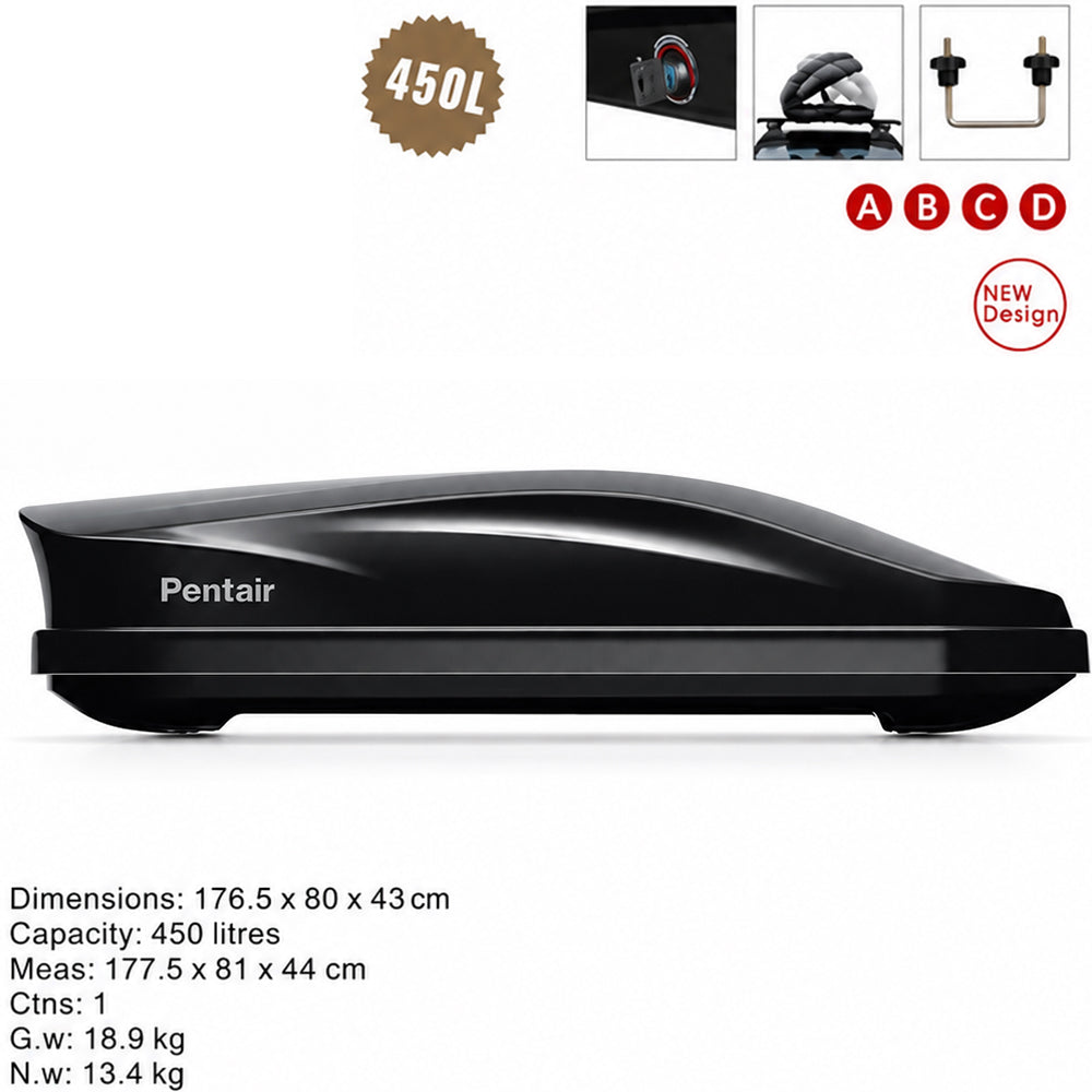 450L Roof Box – Premium Car Roof Storage Box
