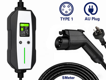 Zapt Type 1 EV Charger (10A, 2.4kW) 5M