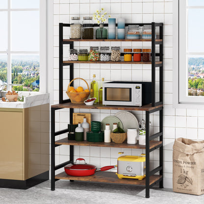 5-Tier Kitchen Rack with  Microwave Storage Shelf 80cm x 169cm