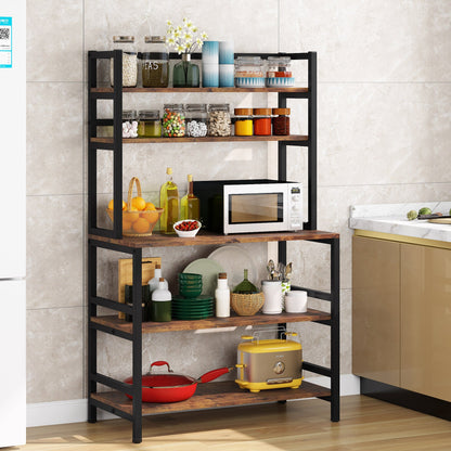 5-Tier Kitchen Rack with  Microwave Storage Shelf 80cm x 169cm