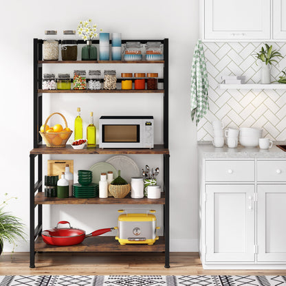 5-Tier Kitchen Rack with  Microwave Storage Shelf 80cm x 169cm
