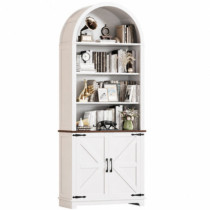 Ziva Arched Bookshelf Bookcase