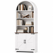 Ziva Arched Bookshelf Bookcase