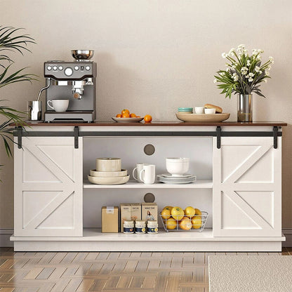 Entertainment Unit TV cabinet with Sliding Door