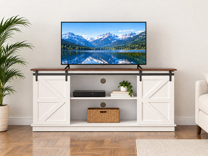 Entertainment Unit TV cabinet with Sliding Door