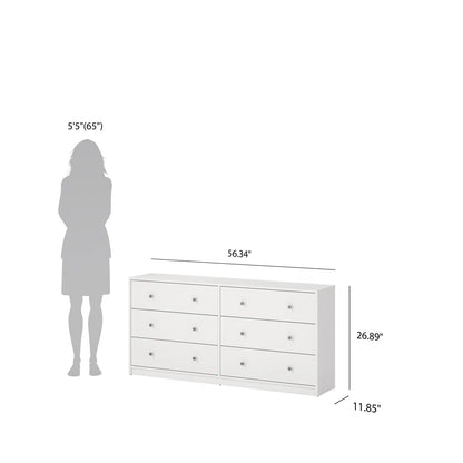 Lowboy 6 Drawers Dresser